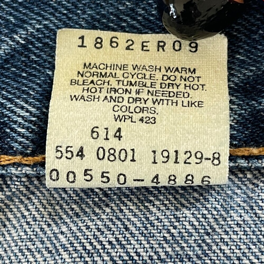 34x30 AMAZING Vintage 2001 Levi's 550 Jeans Made in USA! 100% cotton - Picture 8 of 12